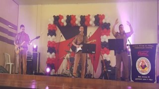 Vereadores Julio Cesar Scheifer, Rondinelly dos Santos e Nelson Odilo Lange, participaram do evento de formatura dos alunos que concluiram o Curso do Programa do PROERD.