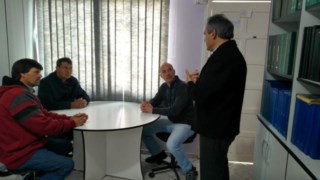 Vereadores Argeu Grisol e Sebastião Braga dos Santos realizam reunião com Engenheiro Leandro Ribas da Sanepar. Vereadores Argeu Grisol e Sebastião Braga dos Santos realizam reunião com Engenheiro Leandro Ribas da Sanepar.