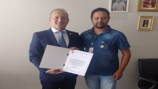 Vereador Mácio Fernando Oliveira protocola Ofício solicitando Emendas Parlamentares junto ao Deputado Estadual Moacyr Fadel.