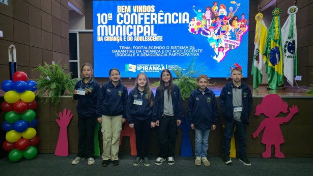 Vereadores Mirins participam da 10ª Conferência da Criança e do Adolescente