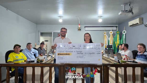 Câmara Municipal faz devolução de R$ 1.785.000,00 (um milhão setecentos e oitenta e cinco mil reais) ao Poder Execitivo.