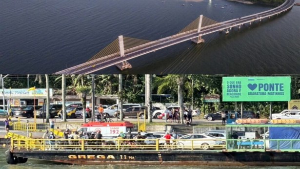 Sem ferry boat: Ponte da Vitoria reduz tempo de transferência de pacientes no Litoral